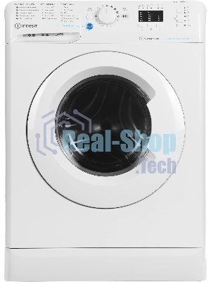 Стиральная машина Indesit BWSA 6109 WWV RU белый, загрузка фронтальная 6 кг, 1000 об/мин, класс: A