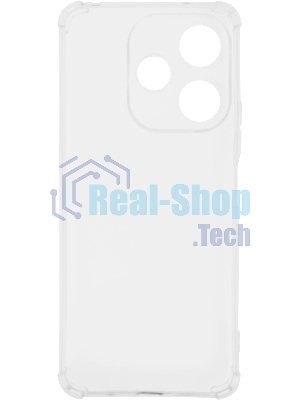 Чехол (клип-кейс) BoraSCO для Xiaomi Poco M6 4G Bumper Case прозрачный