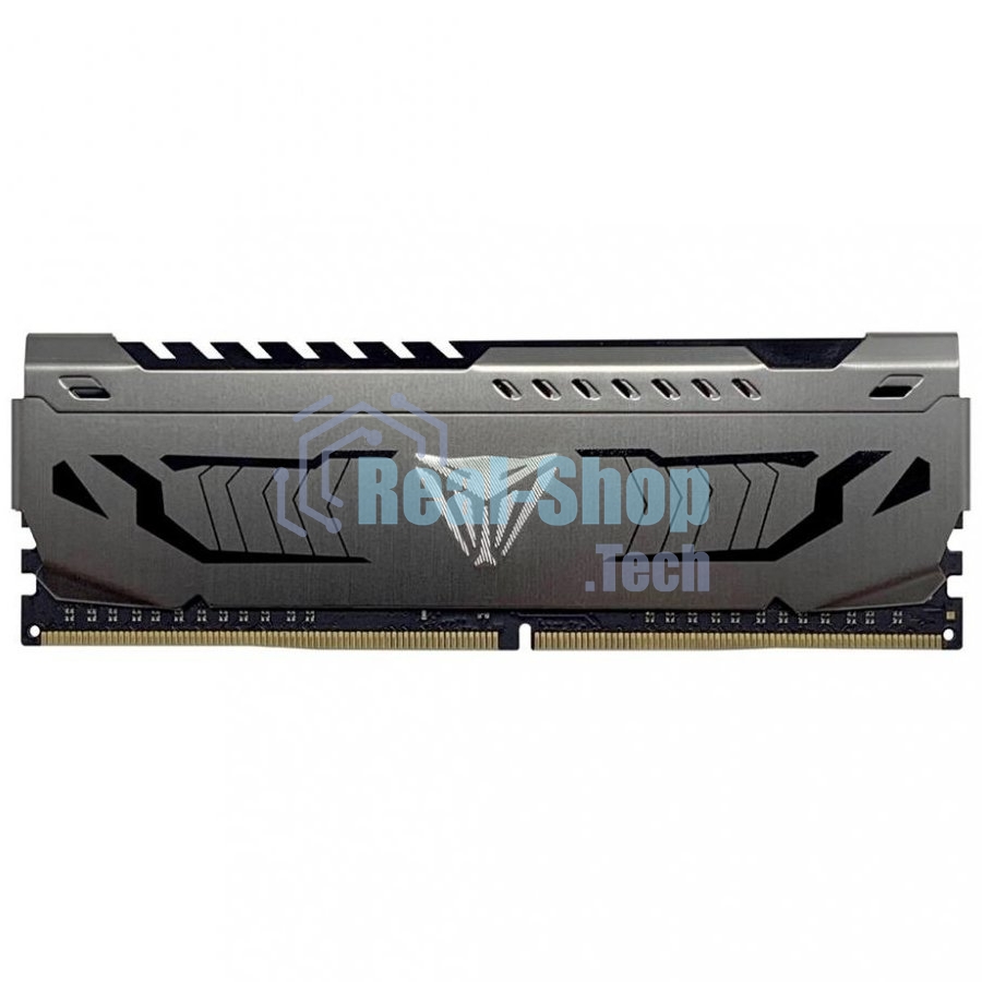 Оперативная память Patriot Viper Steel, DDR4, 8GB, 3200MHz, CL16, DIMM, с радиатором, черный