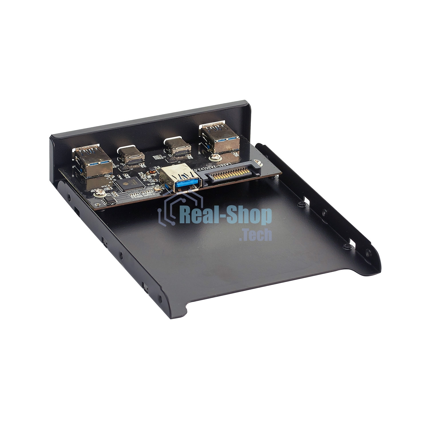 Планка USB на переднюю панель ExeGate U3H-619, 3,5