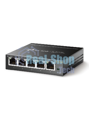 Коммутатор сетевой TP-Link SMB TL-SG105E 5-Port Gigabit Desktop Easy Smart Switch, 5 10/100/1000Mbps RJ45 ports, MTU/Port/Tag-based VLAN, QoS, IGMP Snooping