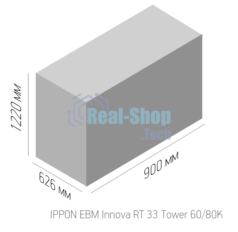 Источник бесперебойного питания Ippon Innova RT 33 80K Tower / 80000 ВА / 80000 Вт / клеммная колодка / 3х фазный