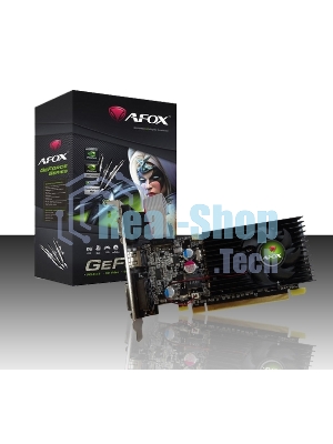 Видеокарта AFOX AF210-1024D2LG2 GEFORCE G210 1Gb DDR2 64BIT DVI HDMI VGA LP HEATSINK RETAIL PACK