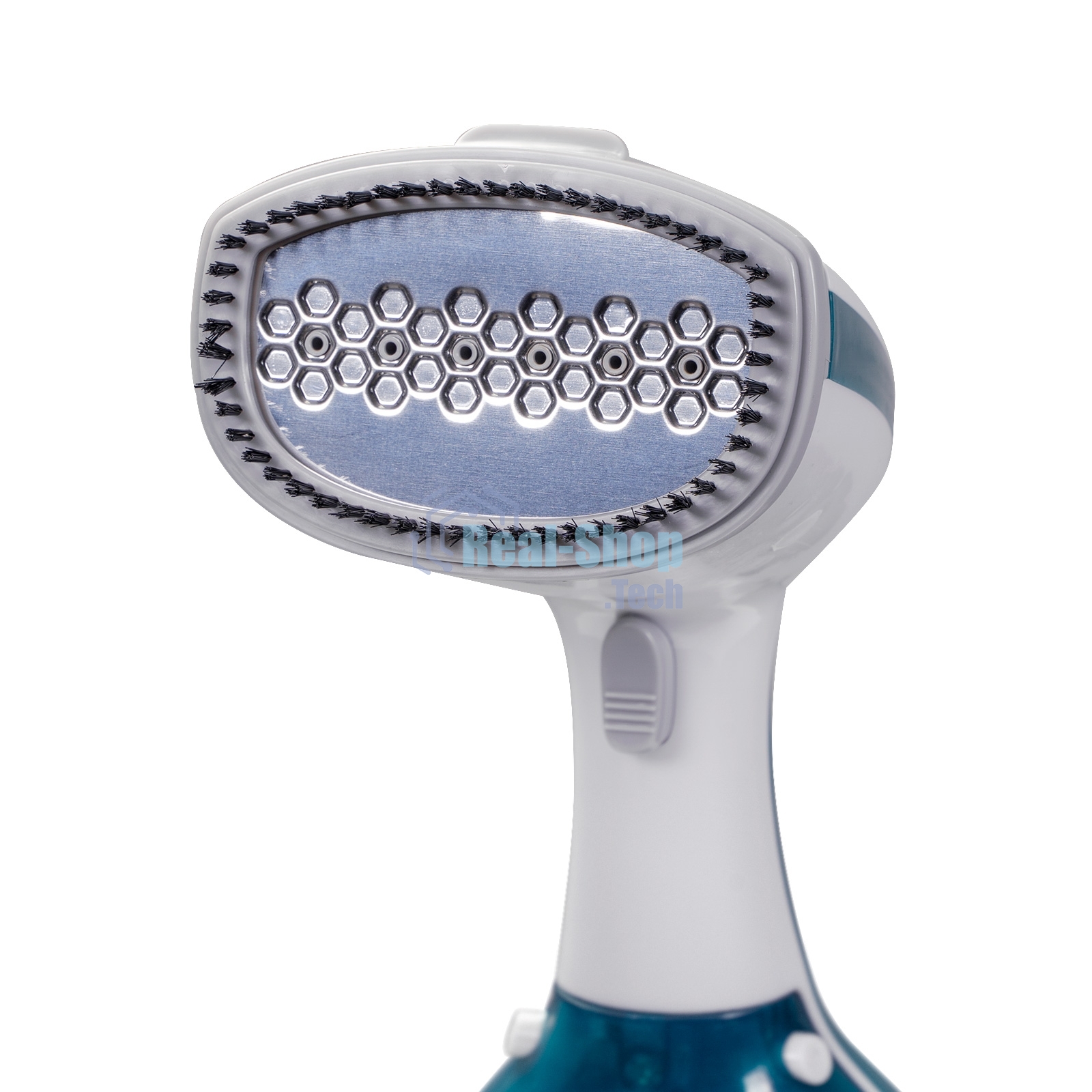 Отпариватель Galaxy Line GL 6192, синий с белым, ручной, 1000 Вт, постоянная подача пара до 25 г/мин