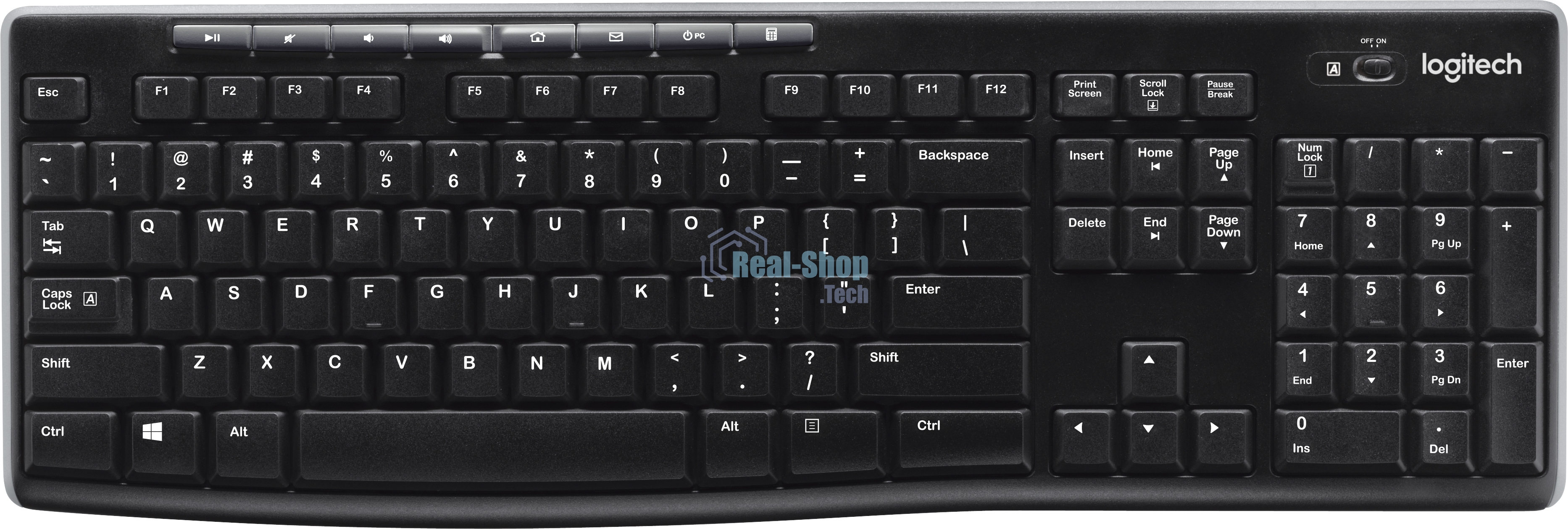 Клавиатура беспроводная Logitech Keyboard K270 Wireless 920-003757/920-003058