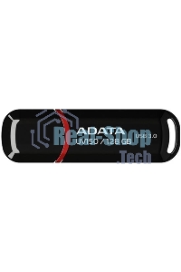 Флешка USB ADATA UV150 (AUV150-128G-RBK), 128Gb, USB 3.0, R/W 100/30, черный