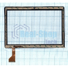 Сенсорное стекло (тачскрин) Turbopad 1015 (2019), черное