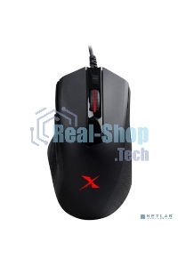 Мышь проводная A4Tech Bloody X5 Max черный, 10000 dpi, USB, кнопки - 9