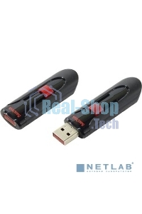 Флешка USB SanDisk CZ60 Cruzer Glide (SDCZ60-256G-B35), 256Gb, USB 2.0, R/W 30/8, черный/красный