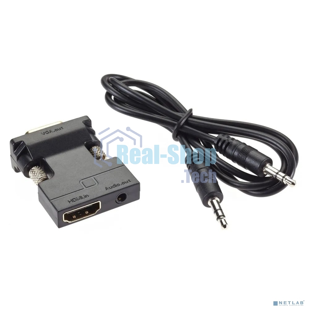 Переходник HDMI(F) --> VGA(M)+audio, AOpen CA336A 1080x60Hz