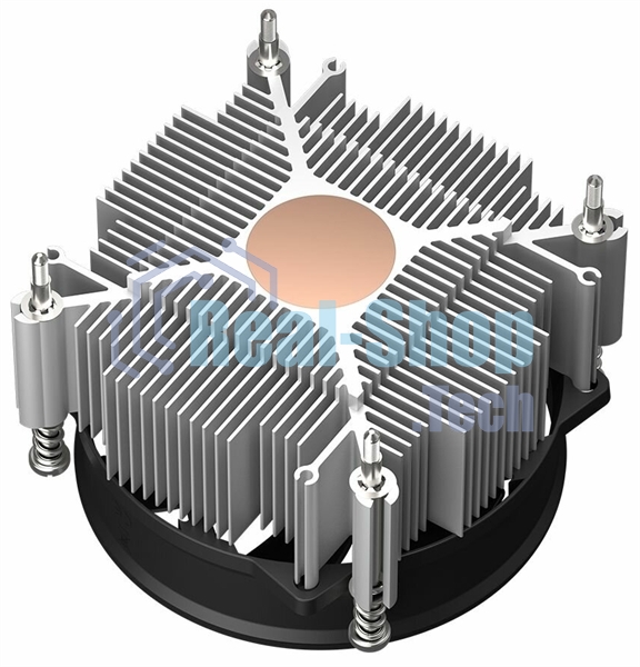 Устройство охлаждения (кулер) PcCooler R95-I черный 95мм алюминий+медь 2800rpm 31.2db 4-pin 95W 60мм