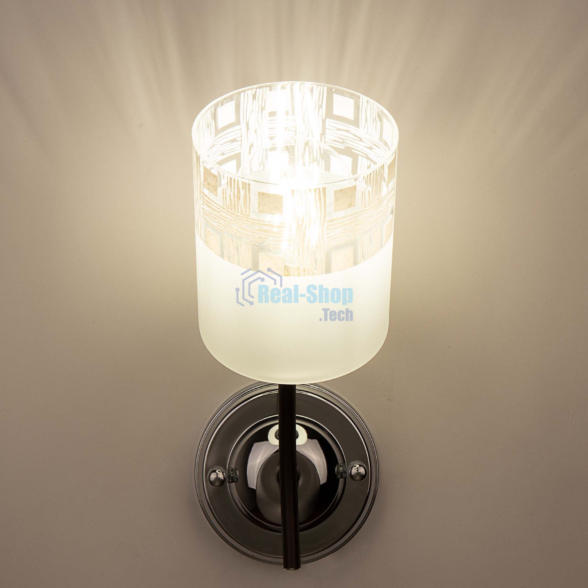 Светильник Hiper E27х1х60Вт черный/Хром H010-1