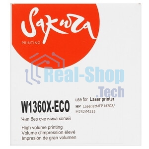 Картридж лазерный Sakura W1360X для HP, черный, 2600 к.