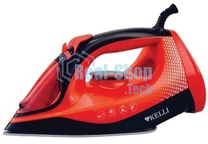 Утюг Kelli KL-1648 красный керамическое покрытие