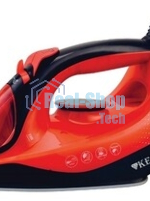Утюг Kelli KL-1648 красный керамическое покрытие