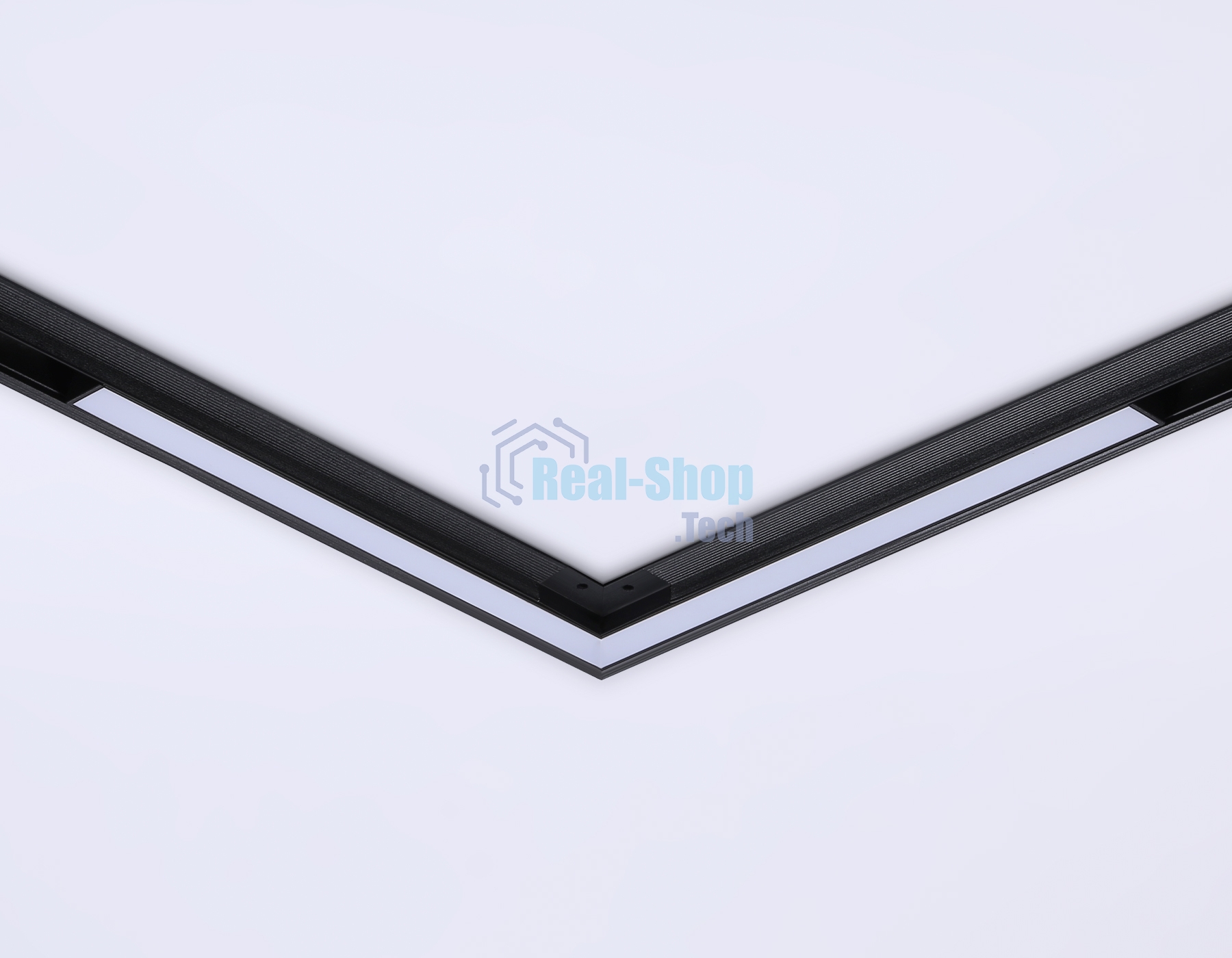 Светильник светодиодный угловой GL3982 BK черный IP20 24W 4200K 48V 300*300*45