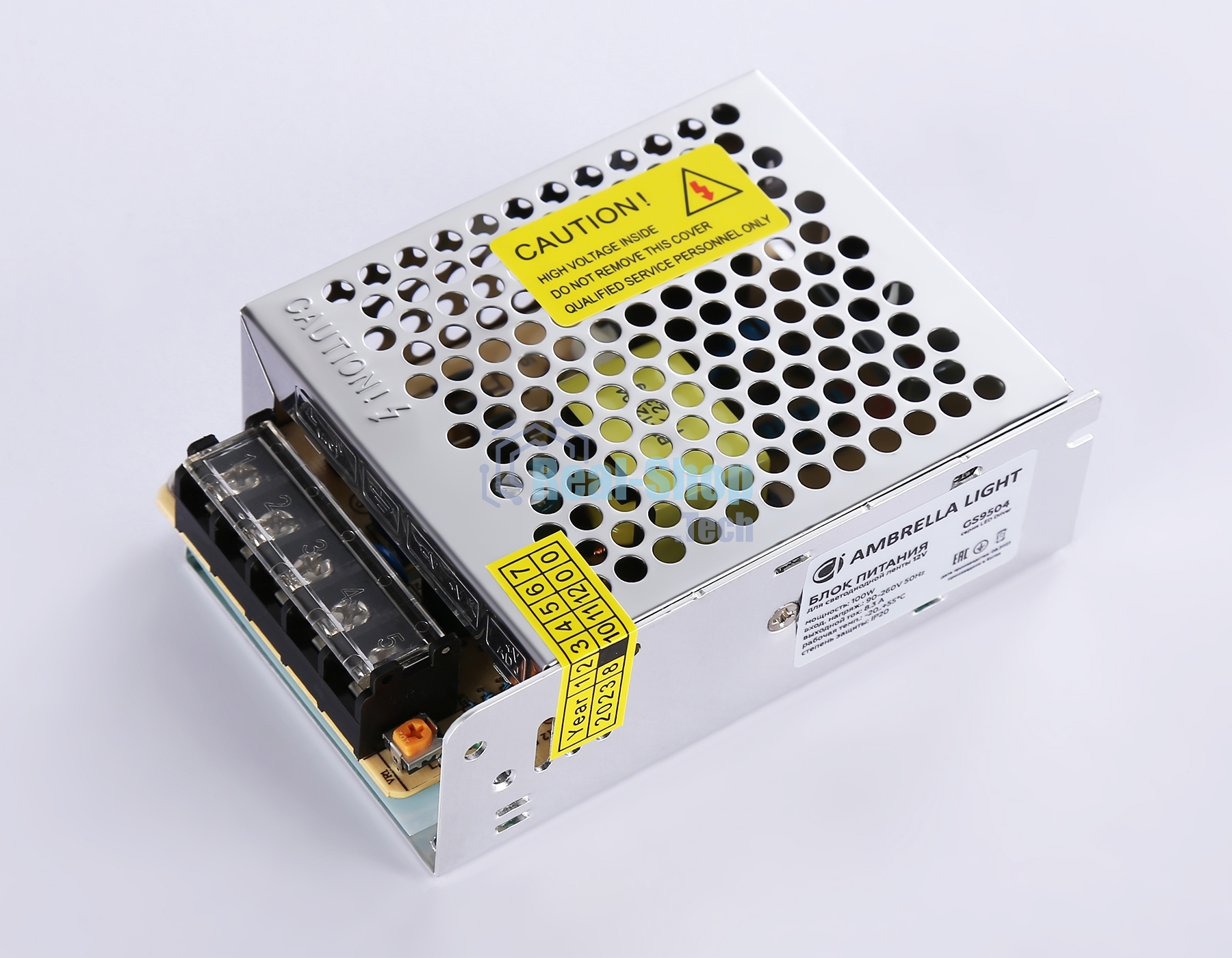 Блок питания 12V 100W 8.3A IP20 90-260V 110*78*37