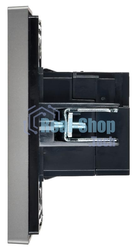 Розетка IEK FORTE&PIANO USB A+C 3,1А FP550 сталь
