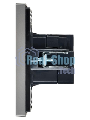 Розетка IEK FORTE&PIANO USB A+C 3,1А FP550 сталь