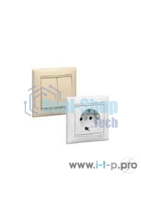 Выключатель Valena двойной выключатель/белый