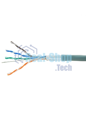 Кабель FTP Cablexpert FPC-5004E кат.5e медь многож. экран, 305м pullbox, серый