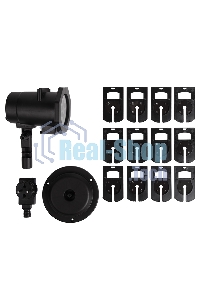 Проектор Neon-night LED, 12 сменных слайдов, цвет RGbW, 12В