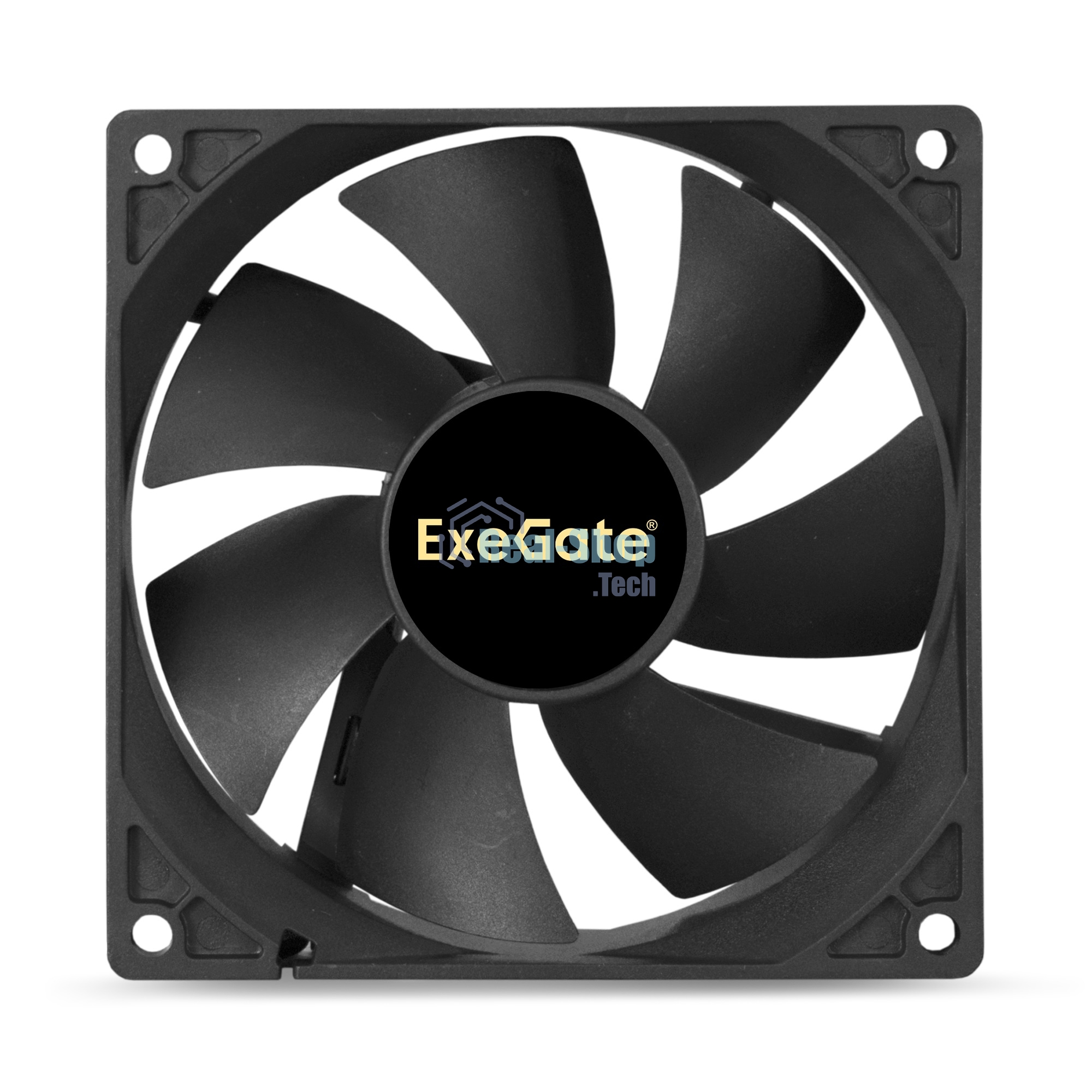 Вентилятор для корпуса ExeGate ExtraPower EP09225S3P черный, 92 мм, 2600 об/мин, 32 дБ, 3 pin