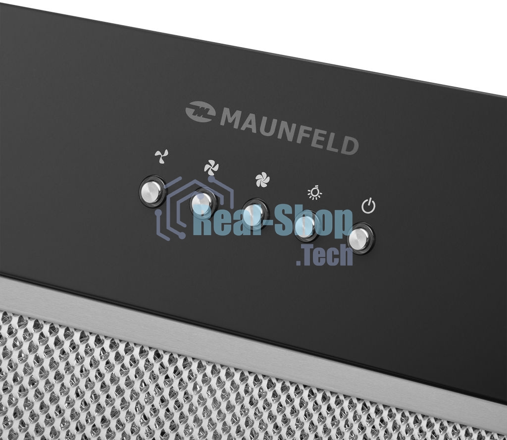 Вытяжка встраиваемая Maunfeld Trapeze 602M черный, 60 см, 1150 куб. м/ч, 54 дБ