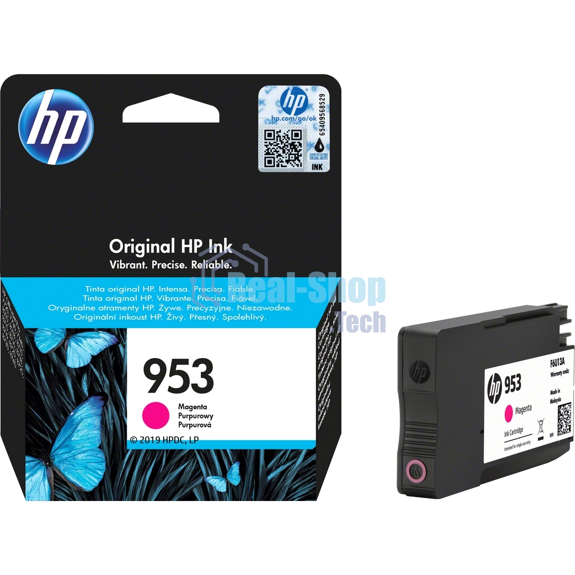 Картридж струйный HP 953 F6U13AE пурпурный для HP OJP 8710/8715/8720/8730/8210/8725 (700 стр.)