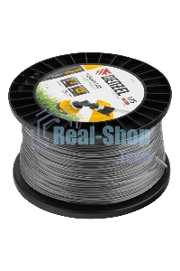 Леска для триммера Denzel двухкомпонентная квадрат, 2,4 мм х 175 м, на DIN катушке EXTRA CORD