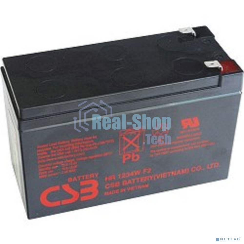 Батарея для ИБП CSB HR 1234W (12V, 9Ah) клеммы F2