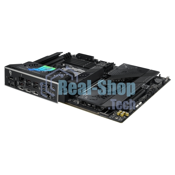 Материнская плата ASUS ROG STRIX X870-F GAMING WIFI, AM5, AMD X870, 4xDDR5, 2xSATA, 4xM.2, 1xPCI-E 5.0 x16, 1xPCI-E 4.0 x4, 1xHDMI, 1xDP, 2xUSB-C USB4, 1xUSB-C 10Gbps, 5xUSB-A 10Gbps, 4xUSB-A 5Gbps, 1x 2.5Gb LAN, 2x3.5 мм, 7.1, ATX