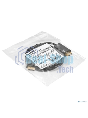 Кабель DisplayPort-HDMI ExeGate EX-CC-DP-HDMI-1.0 (20M/19M, 1,0м, экран)
