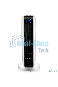 Тепловентилятор 4802BR BRAYER, 2000 Вт, 2 уров.мощ, вращ.корп 35°, LED-диспл, пульт ДУ, таймер