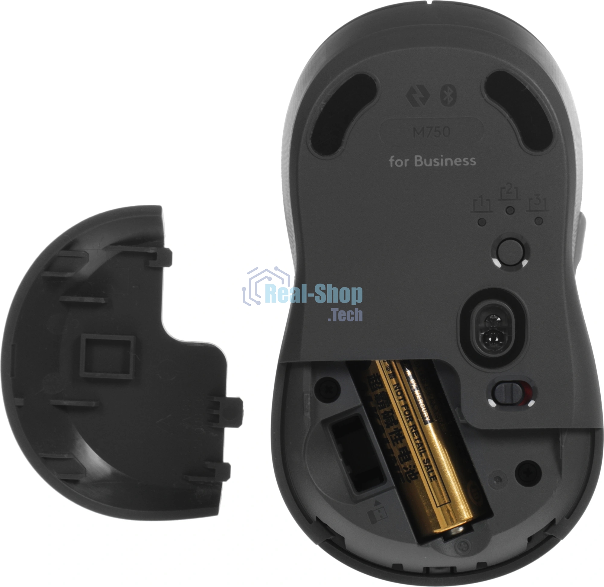 Комплект клавиатура+мышь Logitech MK950 беспроводной, USB, графитовый/чёрный