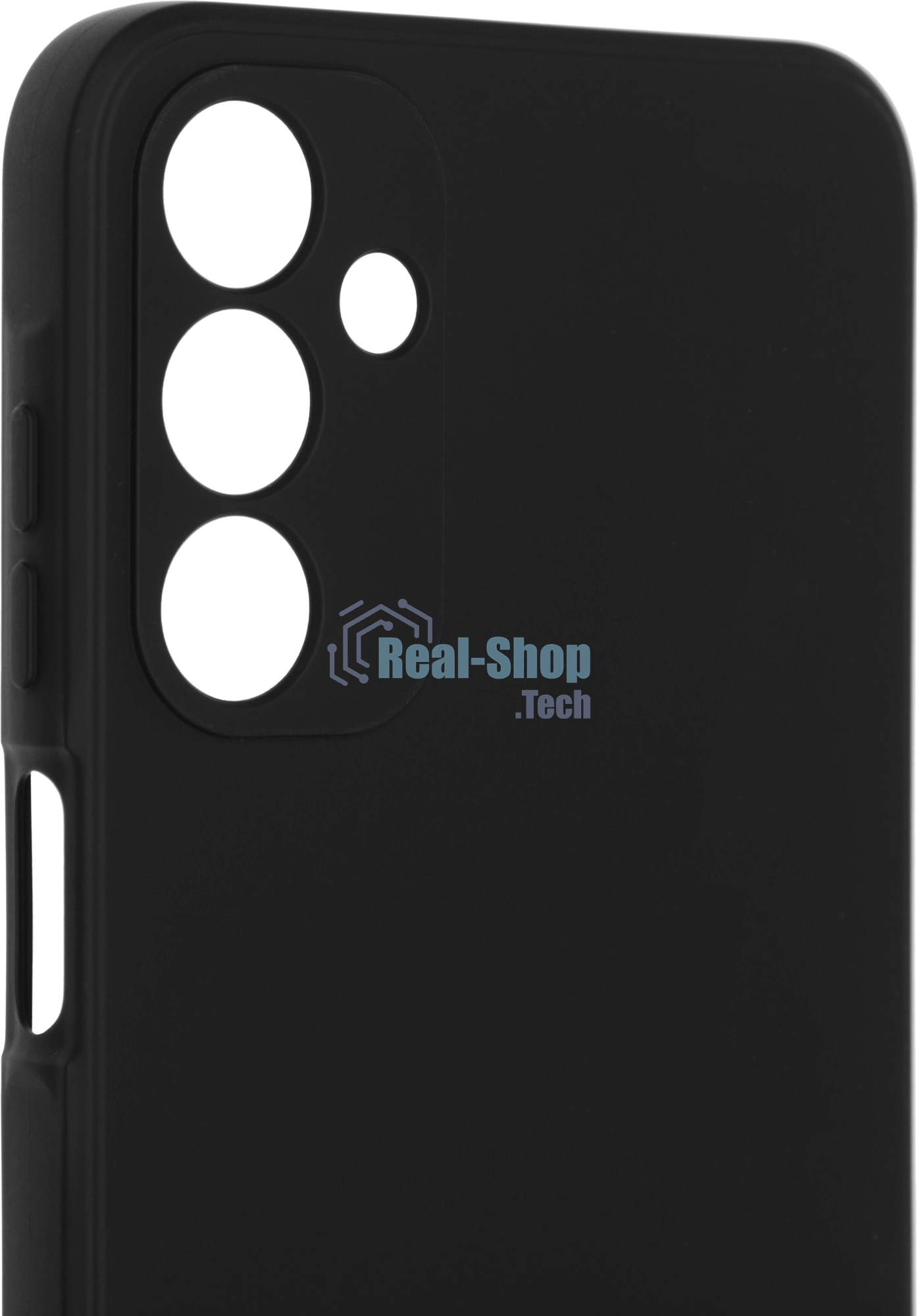 Чехол (клип-кейс) BoraSCO для Samsung Galaxy A15 Microfiber Case черный (72894)