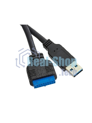 Планка USB на переднюю панель ExeGate U3H-619, 3,5