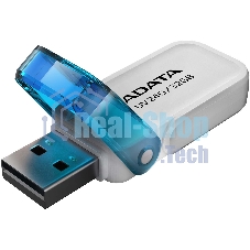 Флешка USB ADATA UV240 (AUV240-32G-RWH), 32Gb, USB 2.0, R/W 15/5, белый/синий