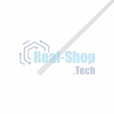 Термоусаживаемая трубка Rexant 3,0/1,5 мм, прозрачная, упаковка 50 шт. по 1 м