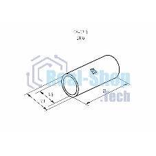 Соединительная гильза Rexant L-21 мм 10 мм² (ГМЛ (DIN) 10)