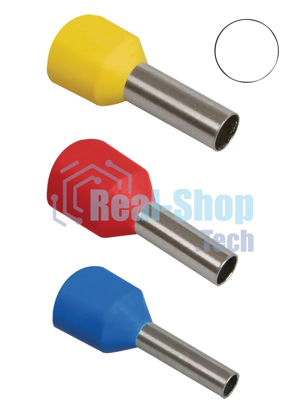 Наконечник-гильза изол. Е7508 (уп.100шт) ИЭК UGN10-C75-02-08