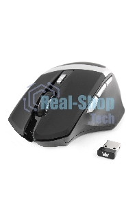 Мышь беспроводная Crown Gaming CMXG-801 черный, 1600 dpi, радиоканал, USB, кнопки - 7