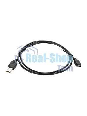 Кабель USB 2.0 A-->mini-B 5P (3,0м) черный, Telecom <TC6911BK-3.0M>