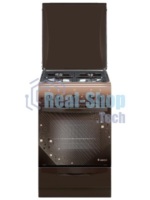 Плита газовая Gefest ПГ 5100-02 0310 коричневый, конфорок 4 шт, духовка 52 л, 50 см x 85 см x 58.5 см