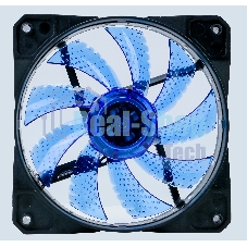 Вентилятор для корпуса Digma DFAN-LED-BLUE черный, 120 мм, 1200 об/мин, 23 дБ, 4 pin