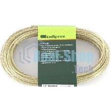 Трос Сибртех металлополимерный прозрачный ПР-3,0