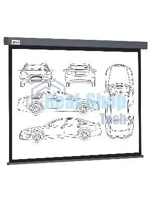 Экран Cactus 168x299см Wallscreen CS-PSW-168X299-SG 16:9 настенно-потолочный рулонный серый