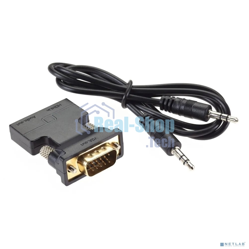 Переходник HDMI(F) --> VGA(M)+audio, AOpen CA336A 1080x60Hz