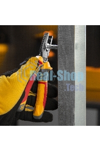 Плоскогубцы комбинированные Denzel диэлектрические трехкомпонентные рукоятки до 1000 В, 165 мм