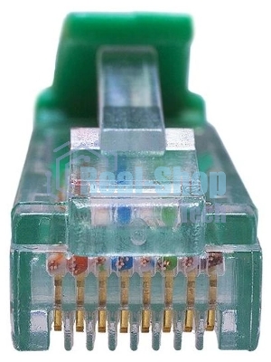 Патч-корд Suprlan 10-0158 UTP RJ-45 вил.-вилка RJ-45 кат.5E 2м зеленый LSZH 24AWG